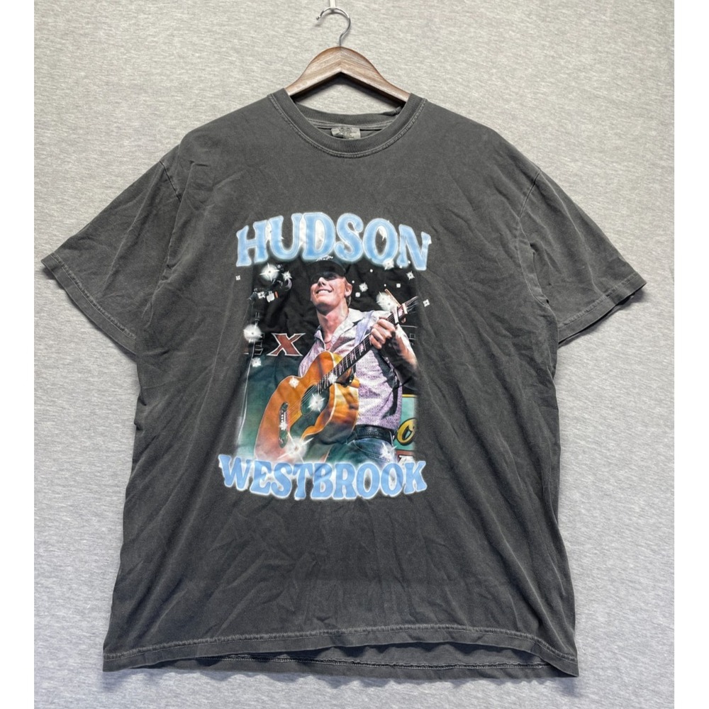 Comfort Colors T Shirt Mens XL Black Hudson Westbrook Country Music Concert